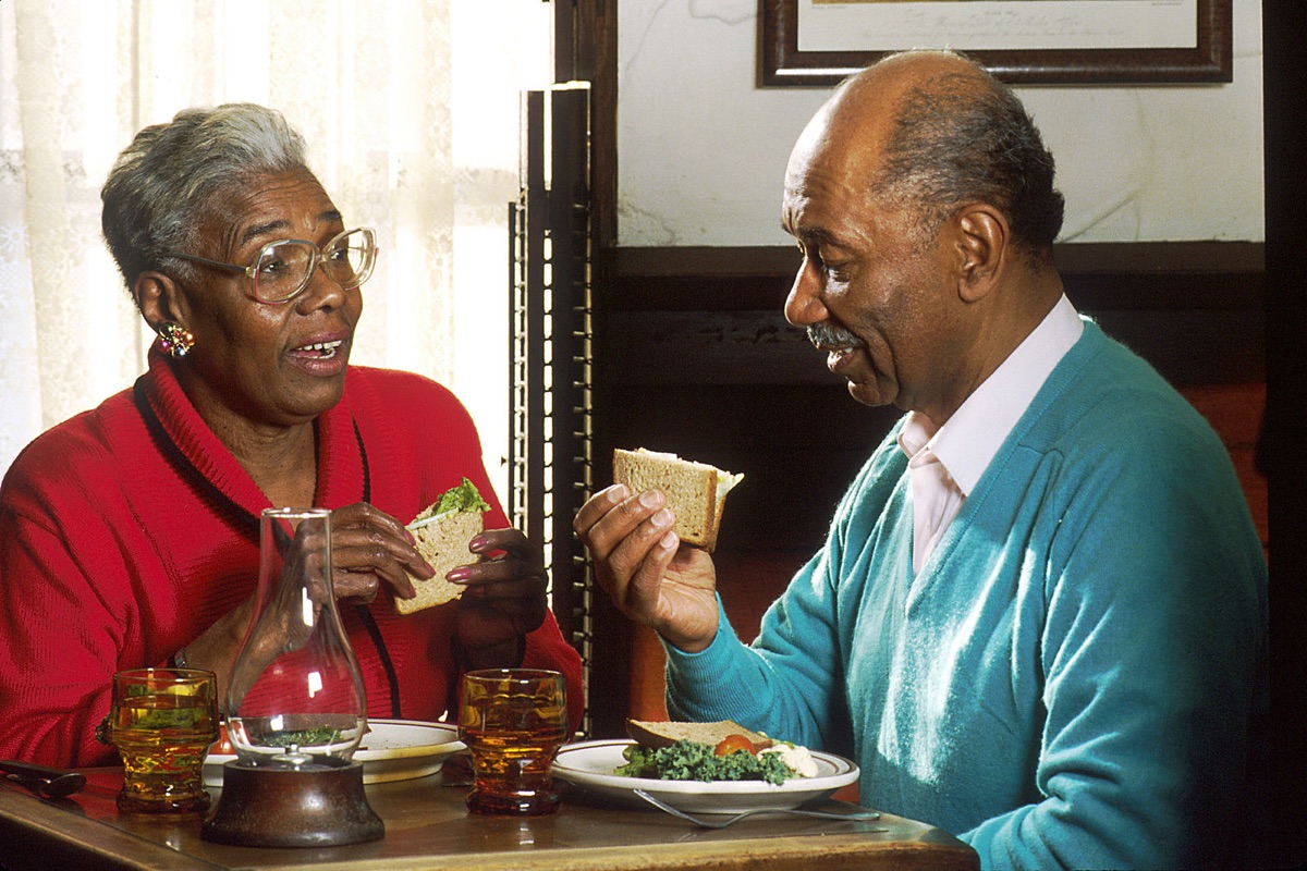 Clients reviewing insurance options together